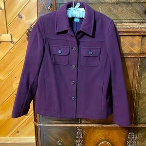 J.Crew Thinsulate insulation Purple Shirt Jacket PS